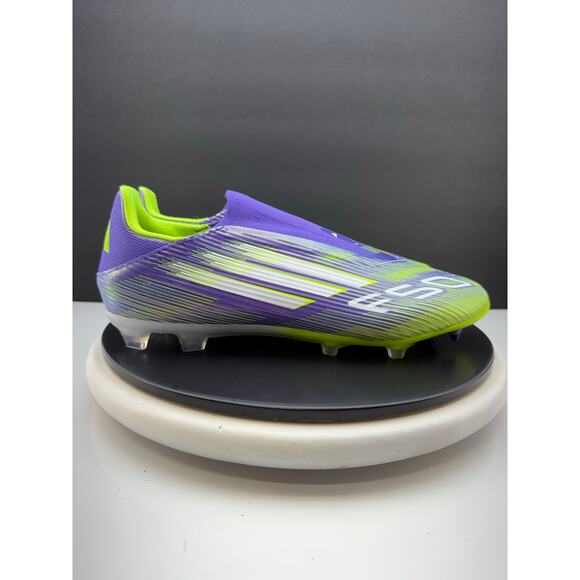 Adidas F50 League LL‎ FG MG Men\'s Size 11.5 Laceless Soccer Cleats Shoes JH7734 main image 9
